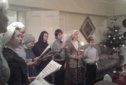 Carol singing at Archbishop's residence